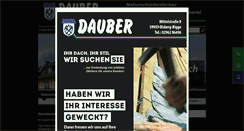 Desktop Screenshot of dauber-dach.de