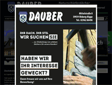 Tablet Screenshot of dauber-dach.de